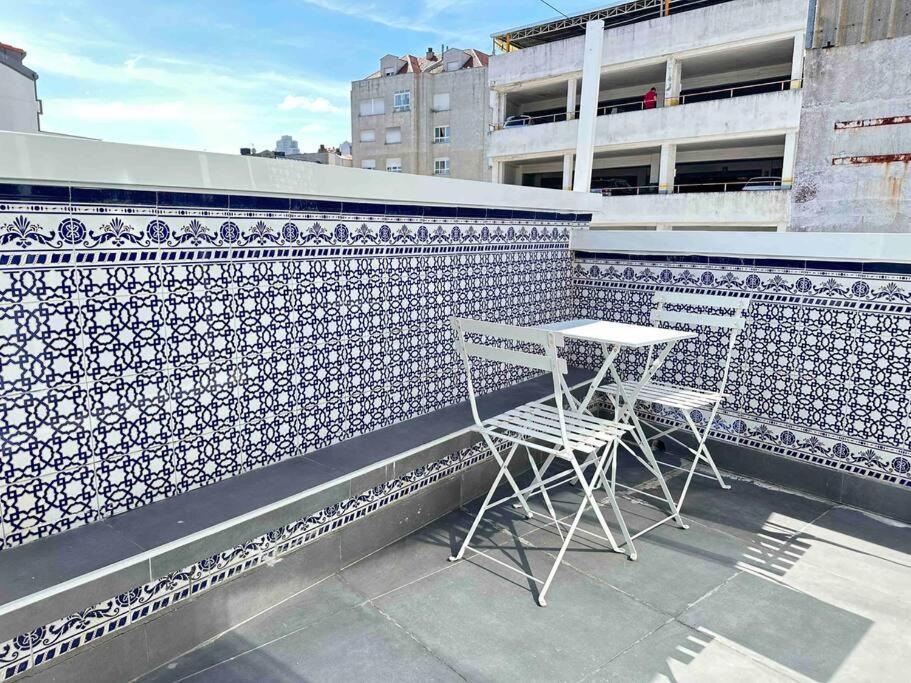 Luxury Penthouse, Heart Of Vigo Lägenhet Exteriör bild